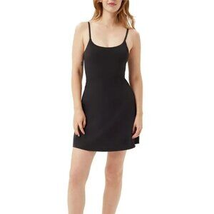 Girlfriend Collective Juliet‎ 2-in-1 Activewear Dress Black XS NWT